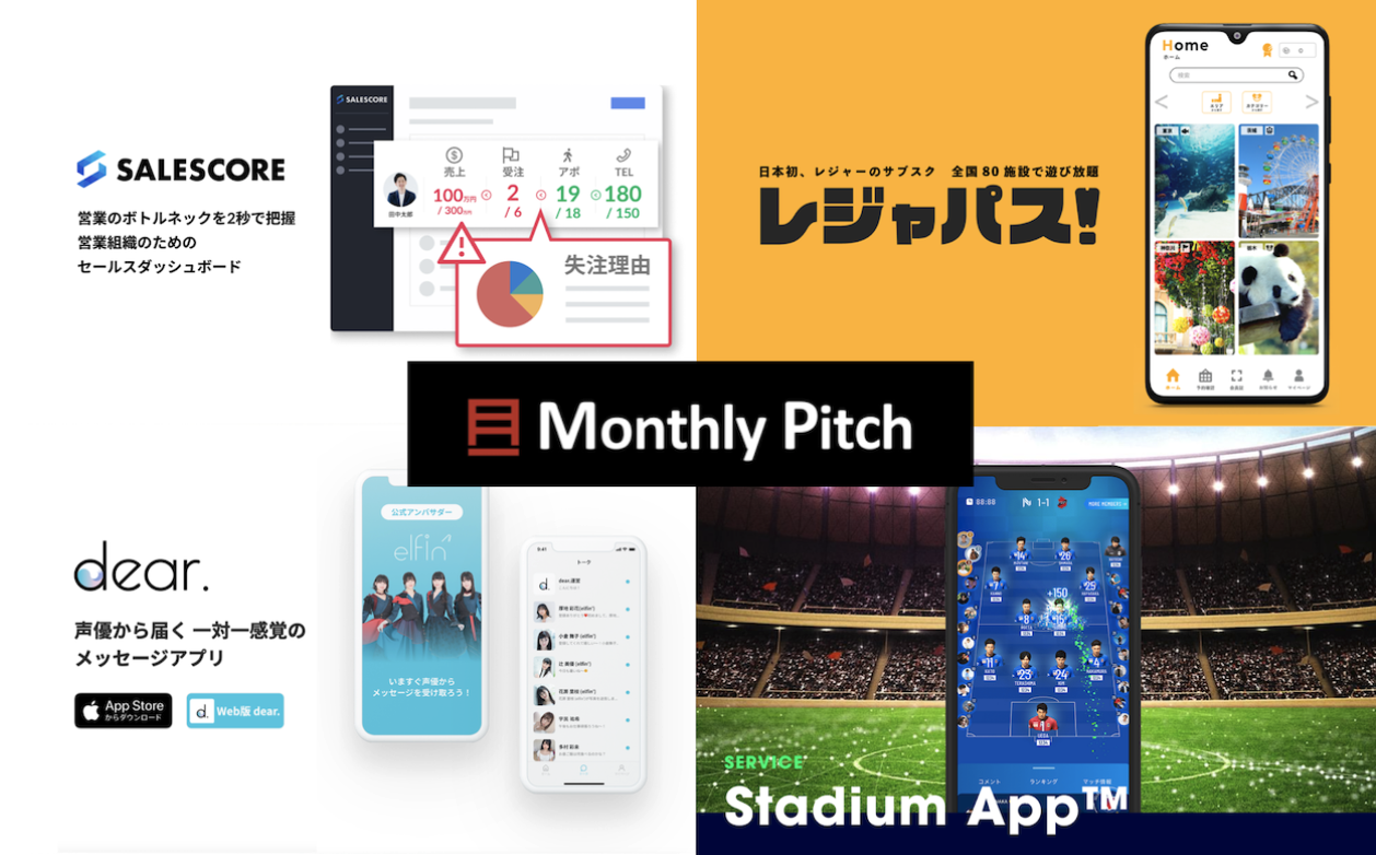 Monthly Pitch！ 今月紹介の注目スタートアップ4社の顔ぶれ - サイバーエージェント・キャピタル（CAC）